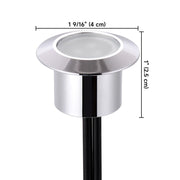 DIY 15x LED Deck Lights with Adapter for Step Stairs