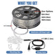 DIY RGB Rope Lights Waterproof - 120V, 1/2"(13mm), Plug-in