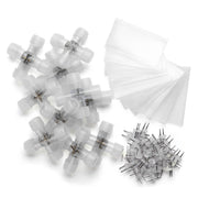 DIY LED Rope Light 2 Pin Connectors 13mm Dia