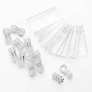DIY LED Rope Light 2 Pin Connectors 13mm Dia