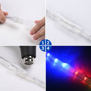 DIY LED Rope Light 2 Pin Connectors 13mm Dia
