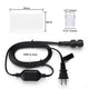 DIY LED Rope Light Power Cord 120V 2 Pin Connector