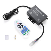 DIY AC110V RF Remote + Controller for LED Neon Light Warm White