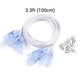 DIY 2-Wire Splice Connector for Neon Lights 14x7mm 10Set/pk