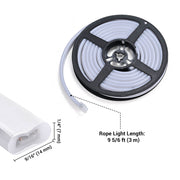 DIY 10ft Waterproof LED Neon Rope Light Warm White Replacement