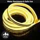 DIY Waterproof LED Neon Rope Light Warm White RF Remote