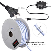 DIY Waterproof LED Neon Rope Light Multi-Color(16) App RF Remote