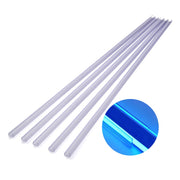 DIY 11/16" Clear Plastic U Channel 3ft 5ct. (RGBW)