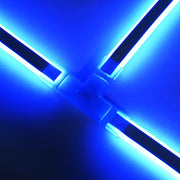 DIY 4-Wire Splice Connector for Neon Lights Multi-Color 18x8mm 10Set/pk