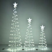 DIY Spiral Christmas Tree Set Battery Powered-6ft 4ft 3ft included