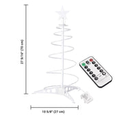 DIY 2ft Spiral Christmas Tree Small Battery Operated