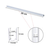 DIY Aluminum U Channel 6x10mm for 2700K LED Neon Rope Light