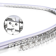 DIY 8x11mm Bendable Stainless Steel U Channel 328ft for LED Strips RGBW