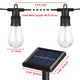 DIY 48ft Outdoor Solar LED Light with 15 Bulbs Waterproof