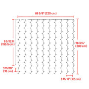 DIY Curtain Lights 8-mode Lights Changing