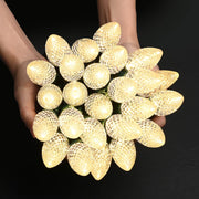 DIY Faceted C9 Replacement Christmas Light Bulbs E17 Base 25ct/pk