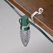 DIY 100ft C9 Christmas Light Roofline Set All in one Clip, Surface Clip