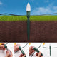 DIY 100ft C9 Christmas Light Pathway Set with Ground Stakes