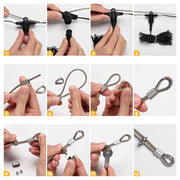 DIY 40'x10' Outdoor Curtain String Light 120V