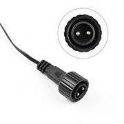 DIY 20' Waterproof Extension Cord for Outdoor String Lights 120V