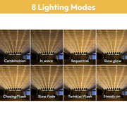 DIY 120V LED Icicle Lights (10x)29.5ft/ea, 9,000 5mm LEDs, 18" Drop Lengths