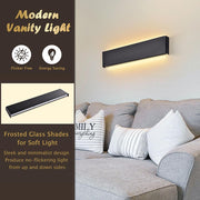 DIY 25" Ultra Thin Wall Lamp for Bedroom APP & Remote