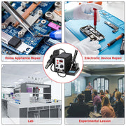 DIY 878D 2in1 Hot Air & Iron Desoldering Soldering Station