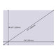 DIY Projector Screen Matte White 177" (154"Lx 86"H)