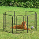 DIY 40" Tall Metal Dog Playpen Fence for Outdoor, Indoor, Camping