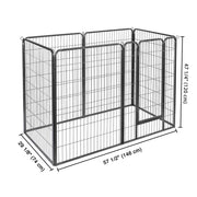 DIY 48" Tall Metal Dog Playpen Fence for Outdoor, Indoor, Camping