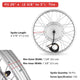 DIY 20 Inch 36v 750w E-Bike Hub Motor Conversion Kit Front