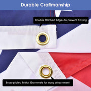 DIY US American Flag Star Stripe with hoisting grommets