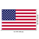 US American Flag Star Stripe with hoisting grommets