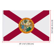 DIY 3x5ft Florida Flags with Hoisting Grommets 2ct/Pack