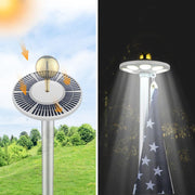 DIY 13Gauge Residential Flagpoles with Solar Light Luxury Eagle (20/25/30FT)