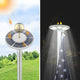 DIY 13Gauge Residential Flagpoles with Solar Light Luxury Eagle (20/25/30FT)