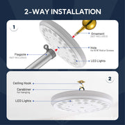 DIY Solar Light for Flag Pole Outdoor D9/16"