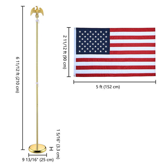 Gold Pole+Eagle