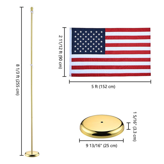 Gold Pole+Ball