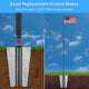DIY 3in. Flag Pole Ground Sleeve for 10-Gauge Flag Poles