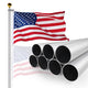 DIY 13-Gauge Aluminum Flag Pole for House (20/25/30FT Options)