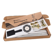 DIY Aluminum Flag Pole Kit Luxury Eagle, Solar Light & Dock Mount