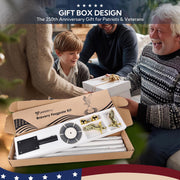 DIY Aluminum Flag Pole Kit Luxury Eagle, Solar Light & Dock Mount