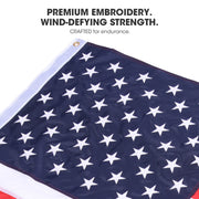 DIY 30ft 10-Gauge All-Aluminum Flag Pole for House, Resort