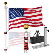 DIY Tailgating Flag Pole Outdoor Camp Locator Flagpole (20ft,25ft,30ft)