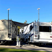 DIY Telescoping Pole with Dish & Ladder Mount for Starlink Mini