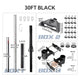 DIY Telescoping Pole with Dish & Ladder Mount for Starlink Mini