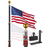 DIY Tailgating Flag Pole Outdoor Camp Locator Flagpole (20ft,25ft,30ft)