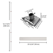 DIY Aluminum Telescoping Starlink Pole Gen 3 Pipe Mount