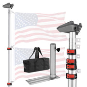 DIY Aluminum Telescoping Starlink Pole Mini Pipe Mount, Tailgating